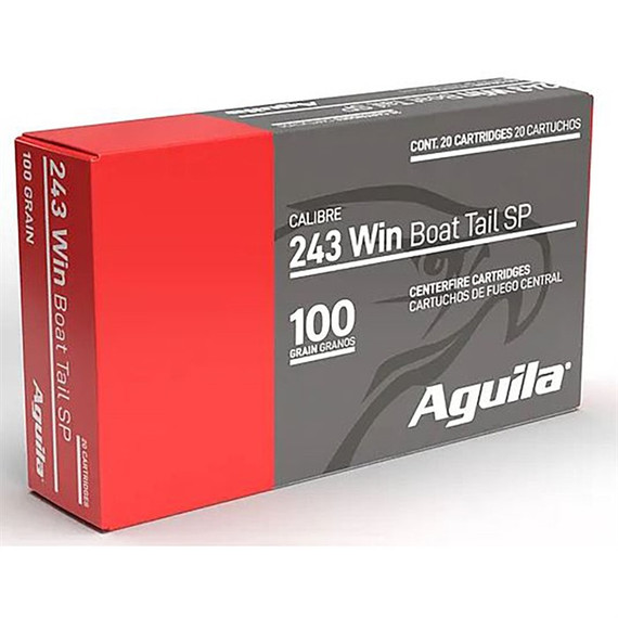 HUNTING 243 WINCHESTER 100GR SOFT POINT 20/BOX 430111199