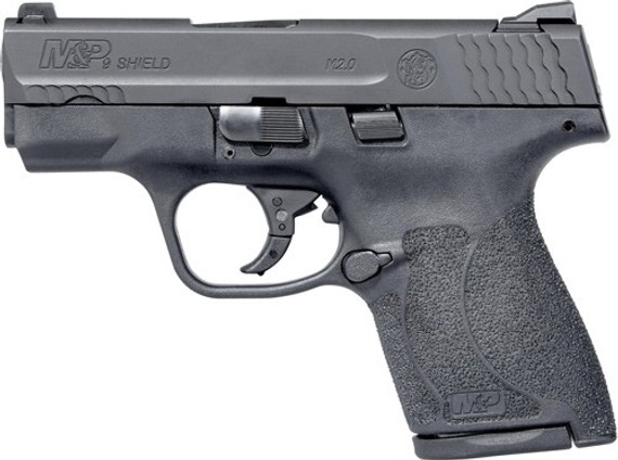 S&W SHIELD M2.0 M&P 9MM FSBLACKENED SS/BLK NO THUMB SAF< G11808
