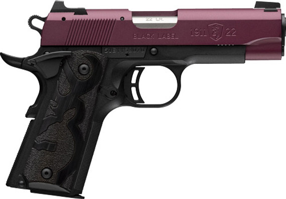 BROWNING 1911-22 BLACK LABEL22LR 3.58" COMP BLACK CHERRY* G051062490