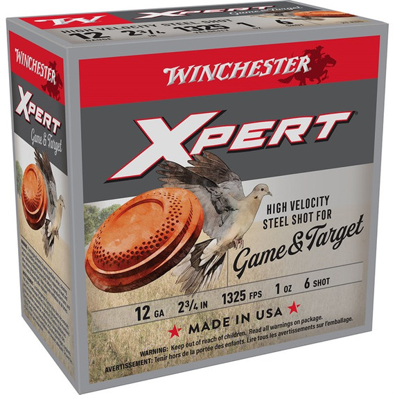 XPERT GAME & TARGET 12 GAUGE 2-3/4'' 1OZ #6 SHOT 25/BOX 105202806