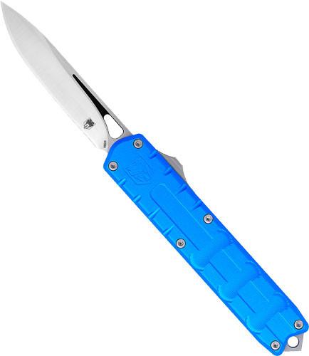 COBRATEC OTF ENFORCER BLUE3.25" M390 DROP POINT CTEBLUM390DNS