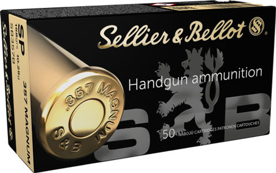 S&B 357 MAG 158GR JSP50RD 20BX/CS ASB357B