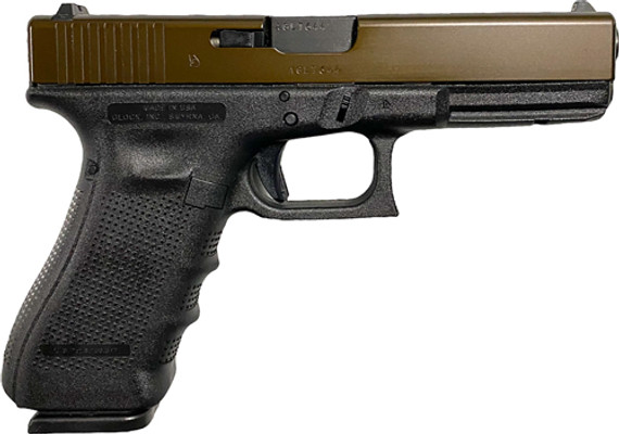 GLOCK 17 9MM GEN4 17RD FSOIL RUBBED BRONZE PVD G15899