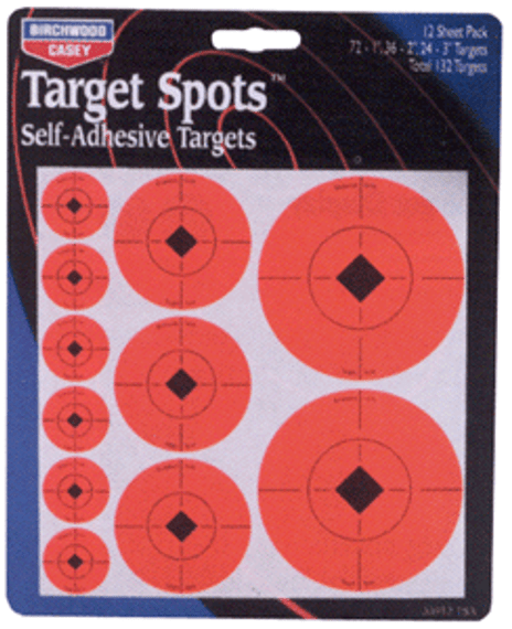B/C TARGET SPOTS ASSORTMENT1"-60/2"-30/3"-20 33928