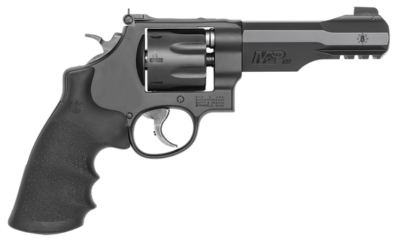 Smith & Wesson 170292 M&P Performance Center R8 357 Mag Or 38 S&W Spl +P 5" Black Barrel With Picatinny Acc. Rail, 8rd Black Cylinder, Black  Scandium Alloy N-Frame, Synthetic Grip 39982