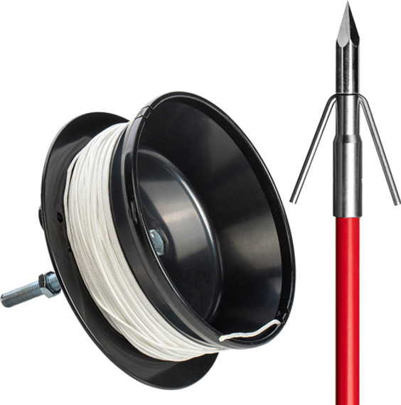 CAJUN BOWFISHING PIRANHA REELKIT! ABF4990E