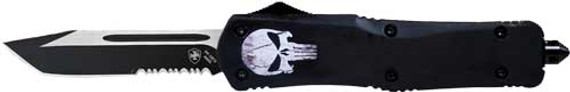 TEMPLAR KNIFE LARGE OTF FALLEN3.5" BLACK TANTO SERRATED LFL531