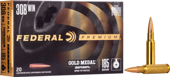 FEDERAL GOLD MEDAL 308 WIN185GR JUGGERNAUT 20RD 10BX/CS AGM308BH185