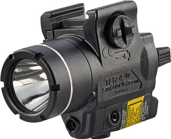 STREAMLIGHT TLR-4 LIGHT/LASER</br>WHITE LED/RED LASER RAIL MOUNT 69240