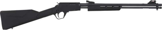 ROSSI GALLERY 22WMR PUMP</br>18" 15-SHOT BLACK SYNTHETIC GRP22W201SY
