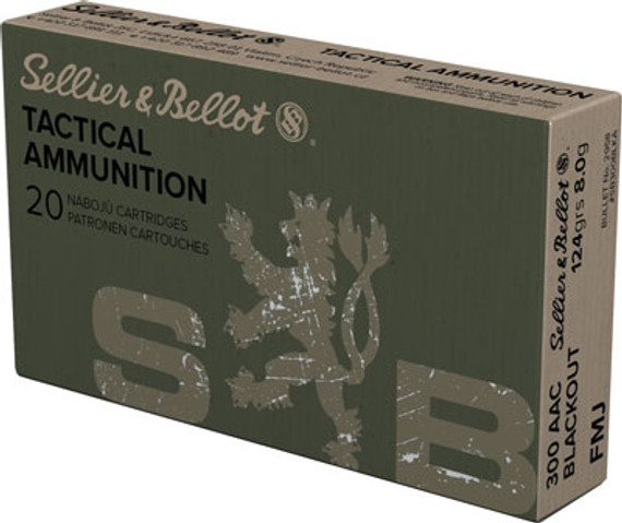 S&B 300 AAC 124GR FMJ</br>20RD 50BX/CS A51244