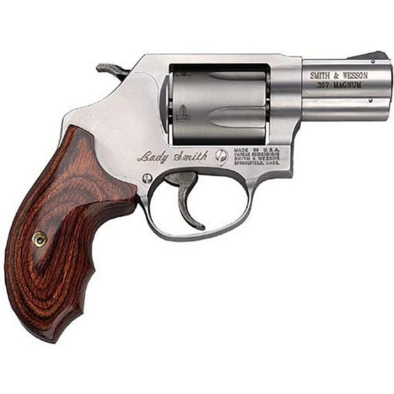 MODEL 60 LS LADYSMITH J-FRAME 357 MAG 2.13” BBL 5RD SS/WOOD 100404594