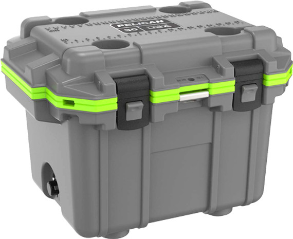PELICAN COOLERS IM 30 QUARTELITE DARK GRAY/GREEN 30Q1DKGRYEGRN