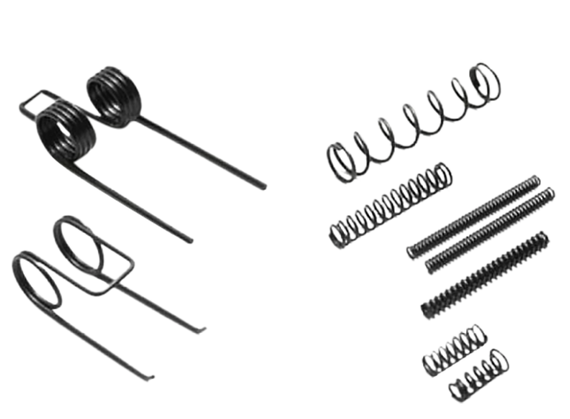 Lead & Steel Llc LS-LSK Mil-Spec Lower Spring Kit Black 169040