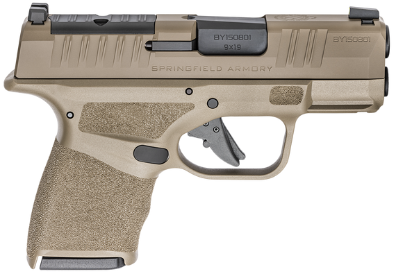Springfield Armory HC9319FOSP Hellcat Micro-Compact OSP 9mm Luger 3" 11+1, 13+1 Flat Dark Earth Flat Dark Earth Cerakote Steel Slide Adaptive Textured Flat Dark Earth Polymer Grip 126622