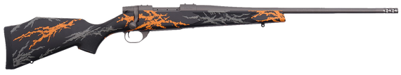 Weatherby VYH223RR2B Vanguard Compact Hunter 223 Rem 5+1 20", Tungsten Gray Barrel/Rec, Black w/Gray & Orange Sponge Accents Monte Carlo Stock, Accubrake Muzzle Brake 156739