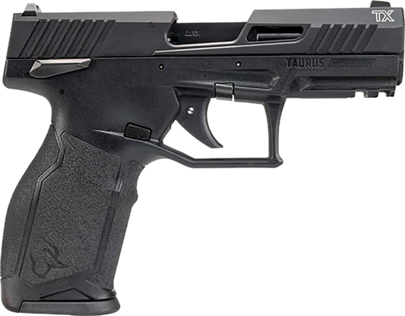 Taurus 1-2TX22341-10 TX22 Gen 2 Full Size Frame 22 LR 10+1 4.10" Matte Black Steel Barrel, Black Hard Coat Anodized Serrated Slide, Black Polymer Frame w/Picatinny Rail, Right Hand 166864