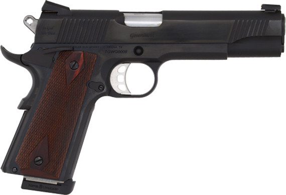 TYLER GUNWORKS 1911 GOVT45ACP 5" 8RND BLUED/WALNUT< GTGWGVBL45