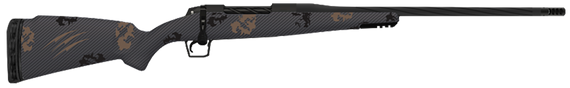 Fierce Firearms TWROG308WIN20BT Twisted Rogue 308 Win 20" Armour Lube Black Steel Threaded Barrel, Drilled & Tapped Steel Receiver, LR Negative Comb Trophy Camo Carbon Fiber Stock 174986