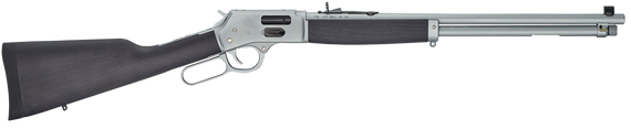 Henry H012GCAW Big Boy All Weather Side Gate Full Size 45 Colt (Long Colt) 10+1 20" Hard Chrome Plated Steel Barrel, Satin Hard Chrome Steel Receiver, Stained Hardwood Wood Stock Right Hand 128833