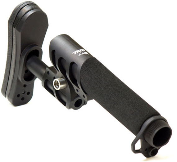 ODIN STOCK ZULU 2.0 W/PADDEDBUFFER TUBE BLACK FOR AR-15 OSZULUKITBLK