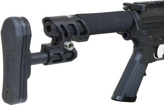 ODIN STOCK ZULU 2.0 W/PADDEDBUFFER TUBE BLACK FOR AR-15 OSZULUKITBLK