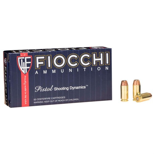 FIOCCHI SHOOTING DYNAMICS 40 S&W 165GR JHP 50/BX 250003942