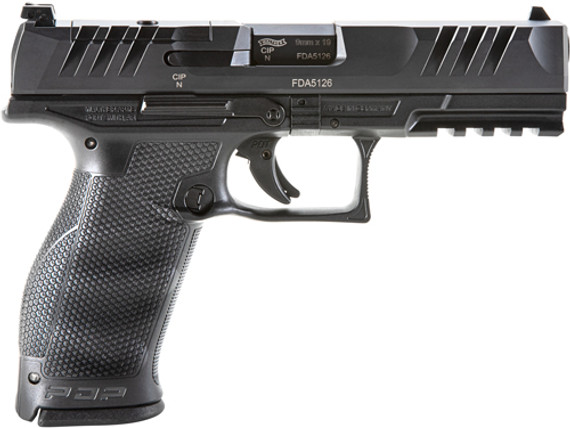 WALTHER PDP OR 9MM 4" FS18-SHOT BLACK POLYMER FRAME G2851237