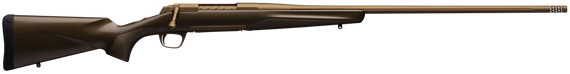 Browning 035418295 X-Bolt Pro Burnt Bronze 30 Nosler 3+1 26" Barrel With Muzzle Brake, Spiral Fluted Bolt, Burnt Bronze Cerakote, Textured Grip Paneled Carbon Fiber Stock 110861