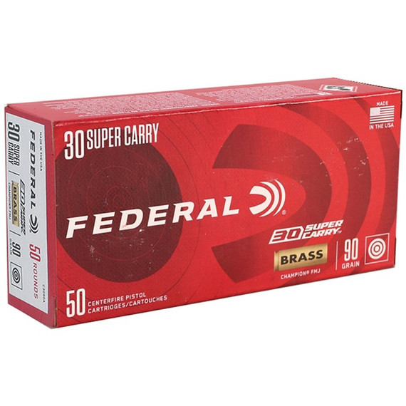 CHAMPION TARGET 30 SUPER CARRY 90GR FULL METAL JACKET 50/BOX 430108586