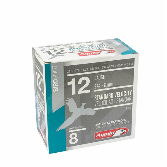 AGUILA FIELD 12GA 2.75  1 1/4OZ #8 1330FPS 250032231