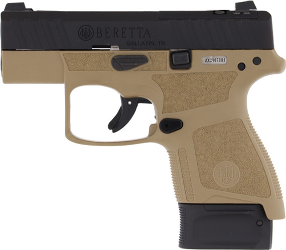 BERETTA APX A1 CARRY 9MM 3" FS8-SHOT FDE OPTICS READY GJAXN9258A1