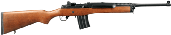 RUGER MINI-14 RANCH 5.56MM20-SHOT BLUED HARDWOOD G5816