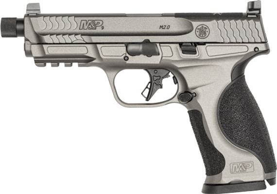 S&W M&P9 M2.0 METAL 9MM 4.625"17-SH OR THREADED BBL GRAY G14162