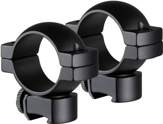 TRUGLO RINGS 1" MEDIUM MATTERIMFIRE/AIRGUN 3/8" RAILS TG8960B2