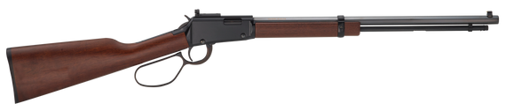 Henry H001TMRP Small Game Rifle  22 WMR Caliber with 12+1 Capacity, 20.50" Barrel, Black Metal Finish & American Walnut Stock Right Hand (Full Size) 2811
