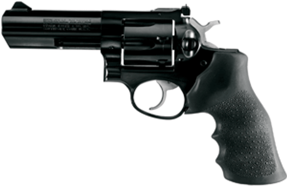 RUGER GP100 357MAG 4.2" ASBLUED HOGUE MONOGRIP G1702