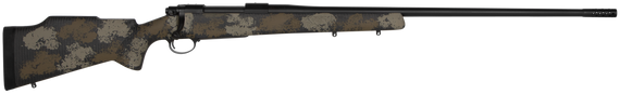 Nosler 42148 M48 Long-Range 300 Win Mag 3+1 26" Barrel, Graphite Black Cerakote Metal Finish, Black with Green/Tan Sponge Pattern Manners MCS-T Elite Tac Stock 112084