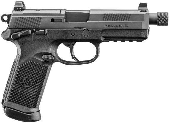 FN 66102271 FNX w/Optic 45 ACP 15+1 5.30" Black Steel Threaded Barrel, Optic Ready/Serrated Stainless Steel Slide & Polymer Frame w/Picatinny Rail, Holosun 407C Red Dot, Ambidextrous 174877 FN 66102271 FNX w/Optic 45 ACP 15+1 5.30" Black Steel Threaded Barrel, Optic Ready/Serrated Stainless Steel Slide & Polymer Frame w/Picatinny Rail, Holosun 407C Red Dot, Ambidextrous 174877