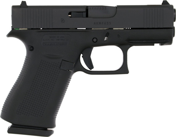 GLOCK 43X 9MM LUGER FS 10-SHW/ FRONT RAIL BLACK GUX4350201FR