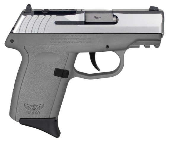 SCCY Industries CPX2TTSGRDRG3 CPX-2 Gen3 RD 9mm Luger 10+1 3.10" Sniper Gray Polymer w/Picatinny Rail Serrated Stainless Steel Slide Sniper Gray Polymer Grip 144626