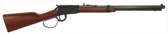HENRY FRONTIER 17HMR 20" OCT-AGON BLUED WALNUT LARGE LOOP GH001TVL