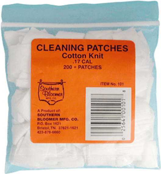 SOUTHERN BLOOMER .17CALCLEANING PATCHES 200-PACK 1017