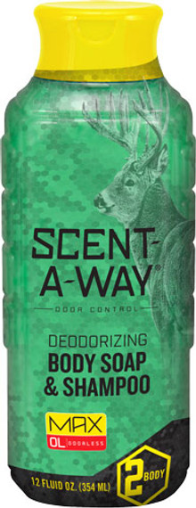HS BODY WASH & SHAMPOOSCENT-A-WAY MAX 12FL OUNCES 07755