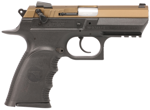 Magnum Research BE94133RSLBB Baby Eagle III  40 S&W 12+1 3.85" Burnt Bronze Carbon Steel Slide Black Textured 173277