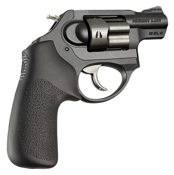 Hogue 78030 Tamer  Black Rubber Cushion Grip without Finger Grooves for Ruger LCR, LCRx 7065