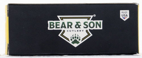BEAR & SON SLIP JOINT FOLDER1.5" BLACK/SS ALUMIMUN HANDLE 109BK