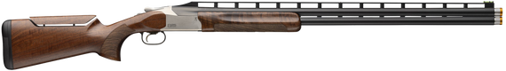 Browning 0183254003 Citori 825 Trap 12 Gauge Break Open 2.75" 2rd 30" Polished Blued Over/Under Vent Rib Barrel, Silver Nitride Stainless Steel Receiver, Adjustable Comb Walnut Stock 171994