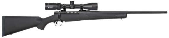 Mossberg 27933 Patriot  308 Win Caliber with 5+1 Capacity, 22" Fluted Barrel, Matte Blued Metal Finish & Black Synthetic Stock Right Hand (Full Size) Includes Vortex Crossfire II 3-6x40mm Scope 96996