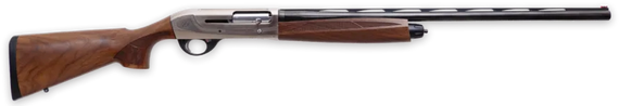 Weatherby ID21228MAG 18i Deluxe Full Size 12 Gauge Semi-Auto 3" 4+1 28" Black Vent Rib Barrel, Engraved Nickel Aluminum Receiver, Fixed Matte Walnut Stock, Right Hand 112514